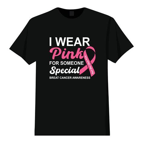 Breast Cancer Awareness T Shirt Design 13819919 Vector Art at Vecteezy
