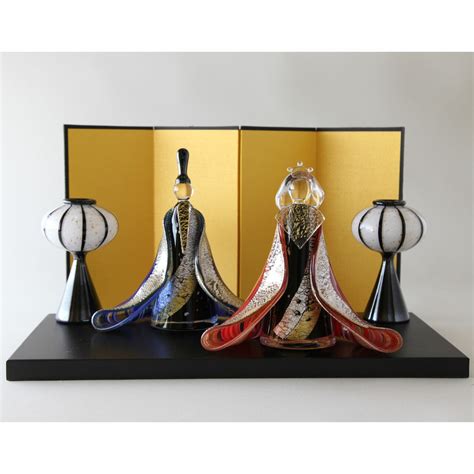 金彩飾り雛 | migaki_glass shop