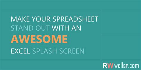 Image result for Excel Splash Screen Design