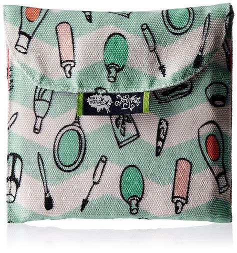 Kanvas Katha Trifold Sanitary Napkin Printed Canvas Pouch Holder (Multi ...