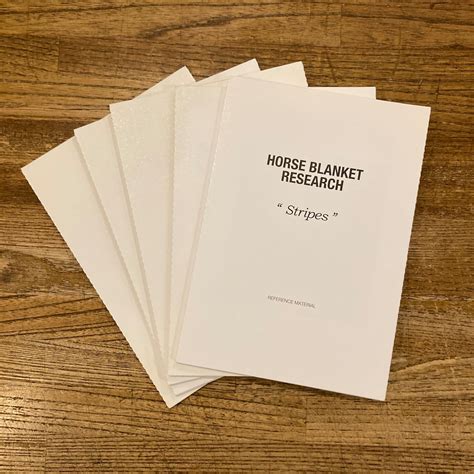 Horse Blanket Research REFERENCE MATERIAL BOOK / MOUNTAIN RESEARCH | 百年