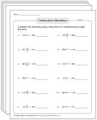 Image result for Cofunction Identities Worksheet.pdf