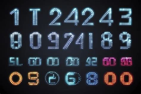 Image result for LED Digital Numbers