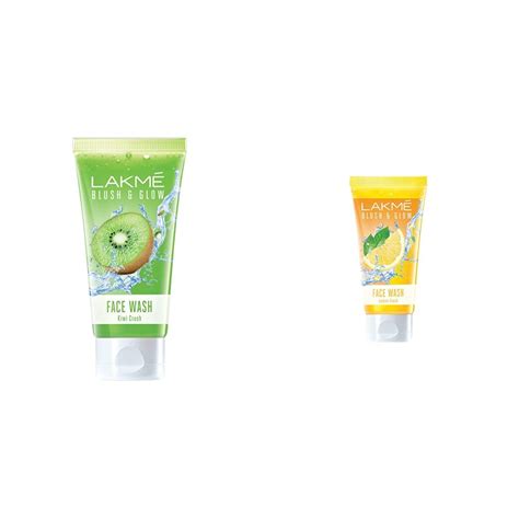LAKMÉ Blush & Glow Kiwi Freshness Gel Face Wash, with Kiwi Extracts ...