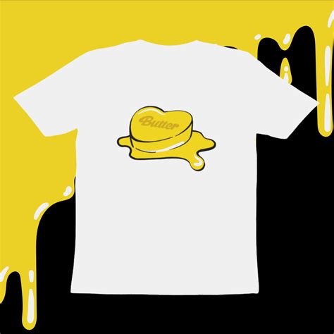 bts butter regular fit tshirt | kpop merch india – The Moonlight Store