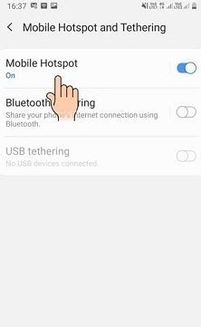 How to configure mobile hotspot in Samsung smartphones? | Samsung India