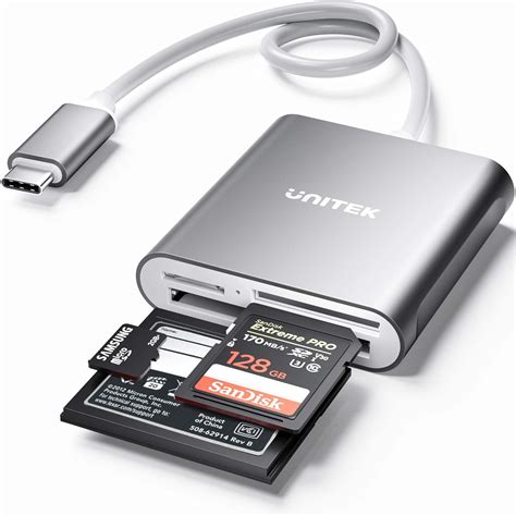 UNITEK USB C SD Card Reader, Aluminum 3-Slot USB 3.0 India | Ubuy