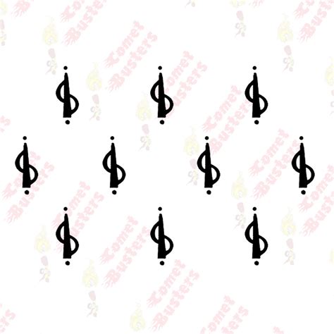 Comet Busters Black Bindi Traditional (13mm)(BIN416)