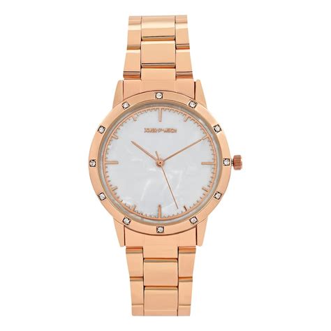 Buy Joker & Witch Stainless Steel Women's Eros Mop Dial Rose Gold ...