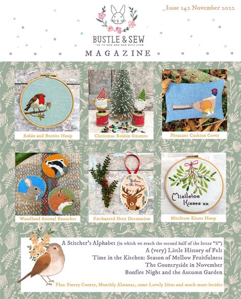 Bustle & Sew Magazine Issue 142 November 2022 Sampler by Bustle & Sew ...