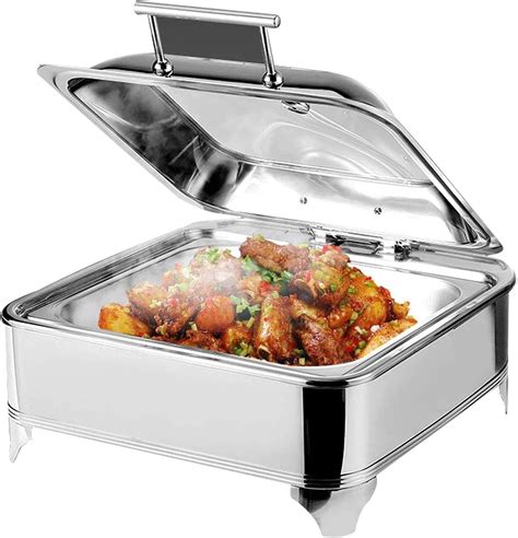 Amazon.com: KOMFGT Food Warmer, Chafing Dish Chafing Dishes, Catering Food Warmer, Electric ...