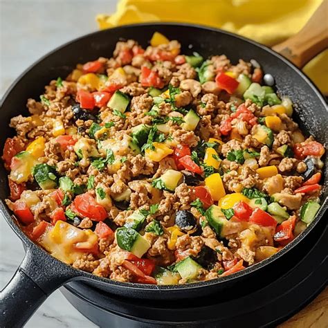 Easy Ground Turkey Skillet Recipe Packed with Bold, Savory Flavor