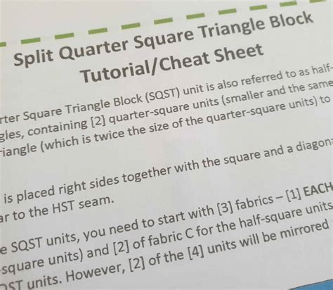Split Quarter Square Triangle Tutorial - Nifty Needles