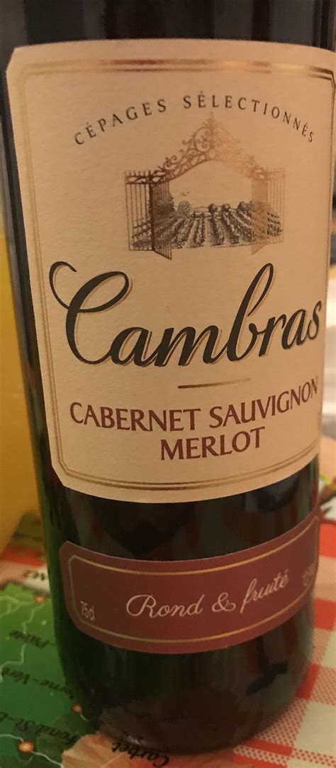 Cabernet Sauvignon Merlot - Cambras - 75 cL