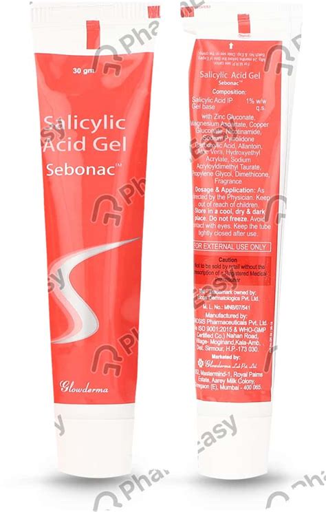 Buy SEBONAC GEL 30GM Online & Get Upto 60% OFF at PharmEasy