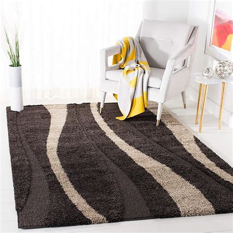 Buy Hadi Carpet Dark Brown Microfiber Cozy Super Soft & Plush Fluffy ...