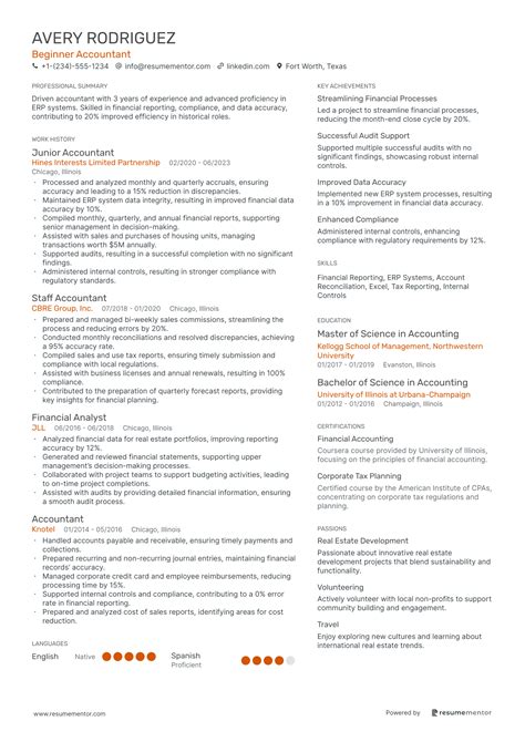 Accounting Resume Examples 的图像结果