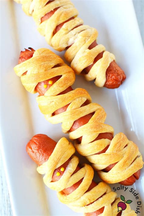 Halloween Mummy Hot Dogs With Crescent Rolls And Cheese | atelier-yuwa ...