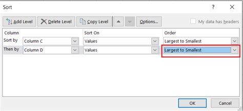 Image result for Sort On Two Columns Excel