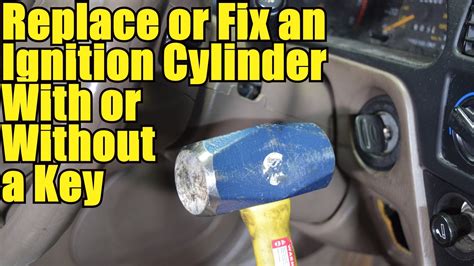 How To Replace Ignition Lock Cylinder Without Key