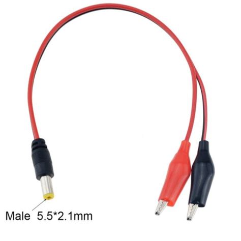 DC Jack to Alligator Connector- wire thickness 0.02mm_1