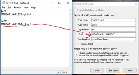 Image result for MathType 6.9 Product Key