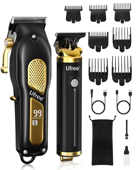 Ufree Hair Clippers for Men, Professional Clippers and Trimmers Set ...