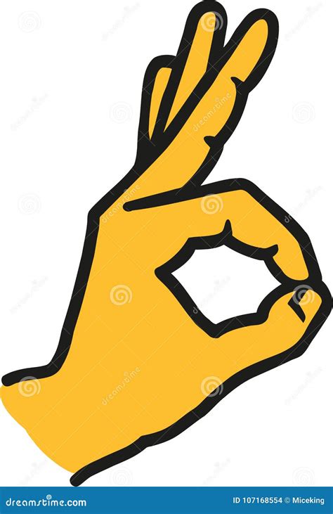 Image result for OK Sign Cartoon