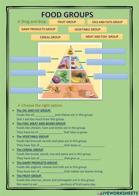 Image result for Food Groups Lessons