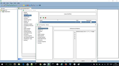 Image result for Oracle SQL Developer Model Legend