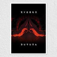 Ryomen Sukuna Curse JJK Anime Poster - Exclusive Anime Wall Art