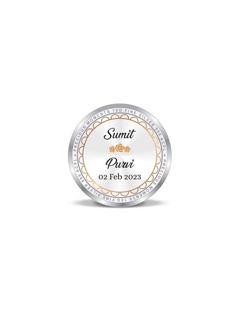 Precious Moments Personalised BIS Hallmarked Wedding Anniversary Silver ...