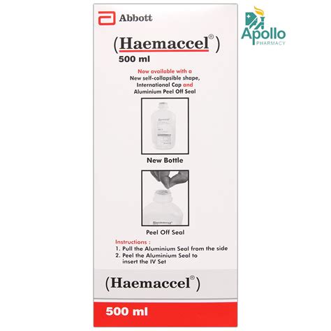 Haemaccel Infusion | Uses, Side Effects, Price | Apollo Pharmacy