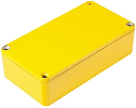 1590XXYL Hammond | Hammond 1590 Series Yellow Die Cast Aluminium ...