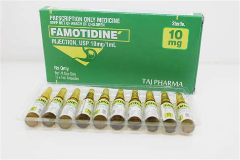 Famotidine Injection Manufacturers, Suppliers and Exporter