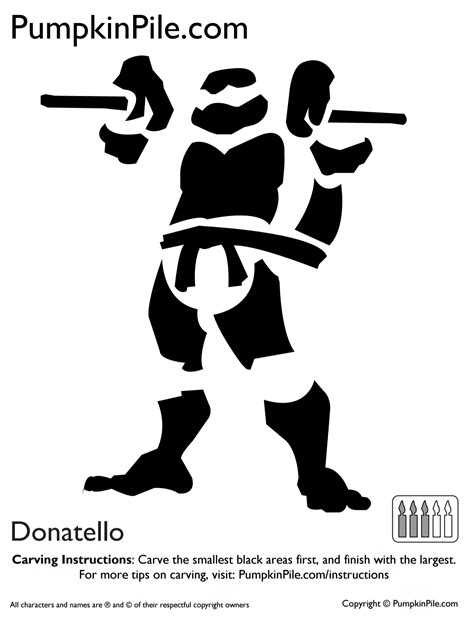 Image result for TMNT Pumpkin Pattern
