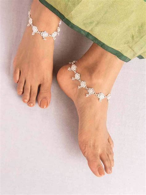 Silver Filigree Anklets – Silverlinings