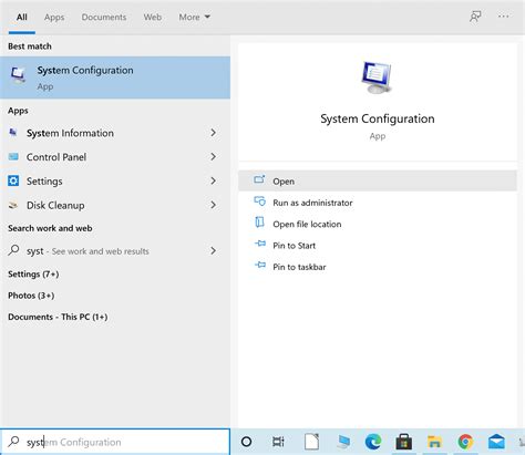 Image result for System Configuration Boot