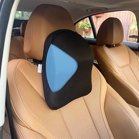 Rise & Shine GEL Memory Foam Car Head Rest for Neck & Shoulder Pain ...