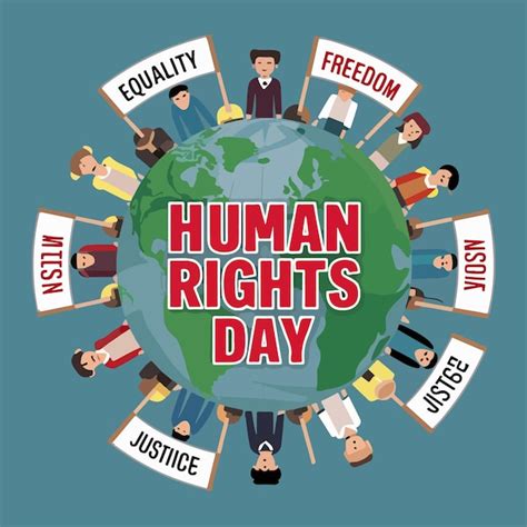 Human rights day illustration | Premium AI-generated vector