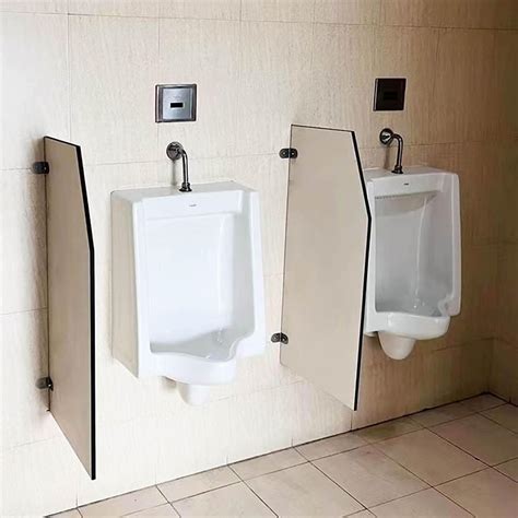 Amazon.com: Urinal partition protection screen Floor-mounted Urinal ...