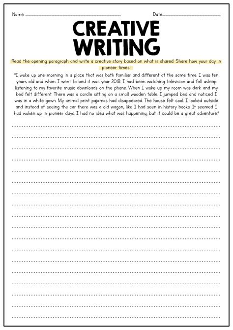 Writing Prompts For 4th Graders