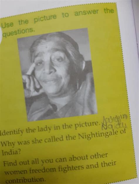 Identify the lady in the picture. Why was she called the nightingale of ...