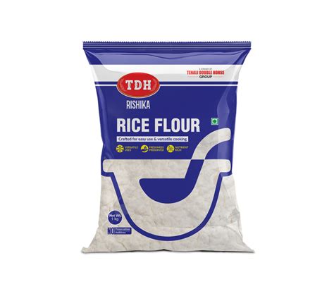 TDH Rishika Rice Flour 1kg – Fine & Gluten-Free Atta – Tenali Double Horse
