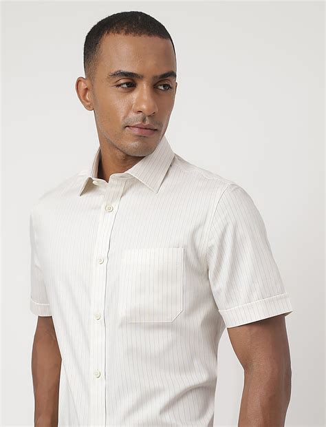 Buy Pure Cotton Striped Half Sleeve Shirt at Marks & Spencer