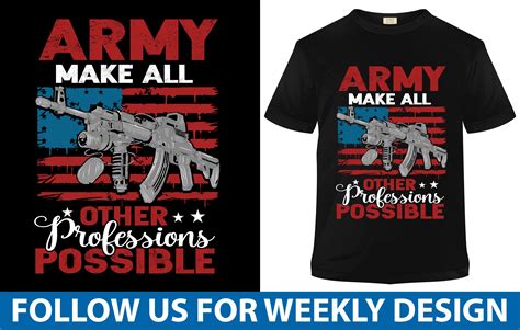 Army T Shirt Design Bundle Graphic by Popular Prints · Creative Fabrica