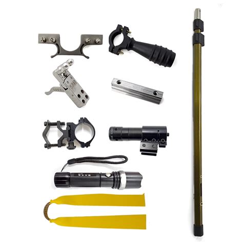 LR7 Rod Slingshot With Laser & Torch – INDIAN SLINGSHOT