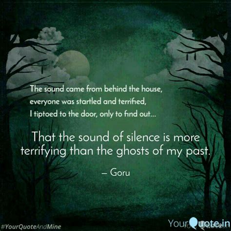 That the sound of silence... | Quotes & Writings by Gaurav Mitra ...