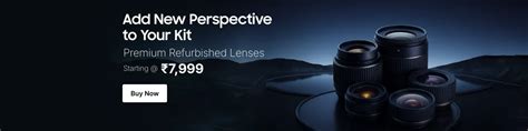 Cashify: Buy Refurbished Camera Lens Online in India at Best Price