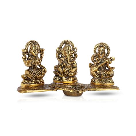 Giri - Laxmi Ganesh Diya | 5 Face Vilakku | Pooja Lamp — Giri Trading ...